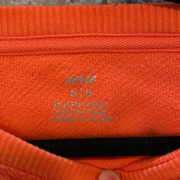 Aerie sweatshirt. Size M. Orange/coral colour. - Picture 2 of 2